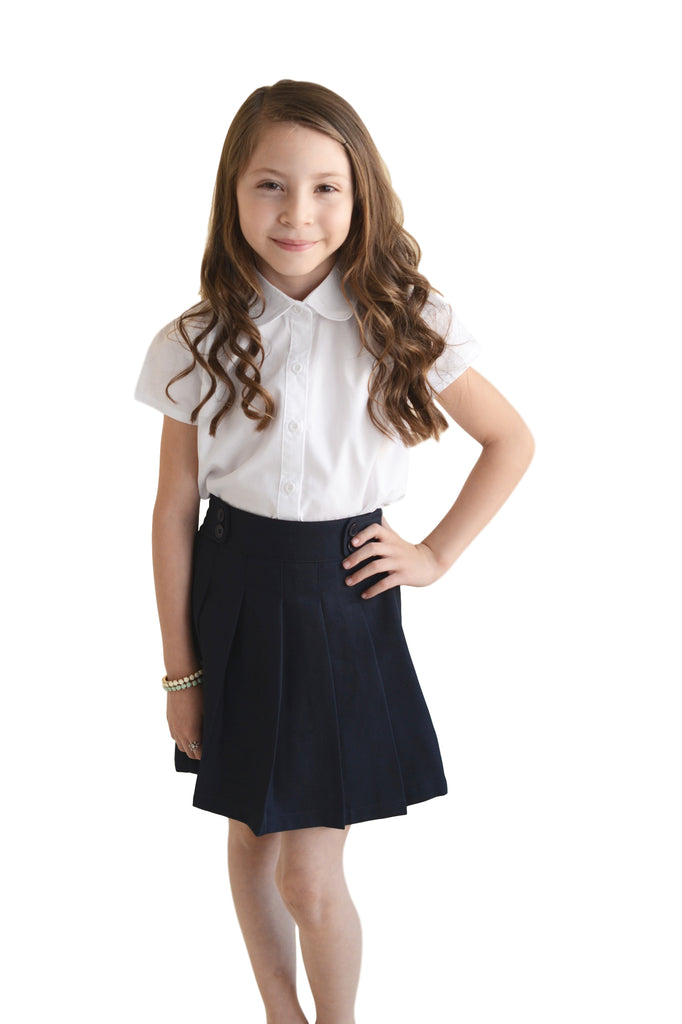 Girl's Navy Uniform Skirts Scooter 4/5-16