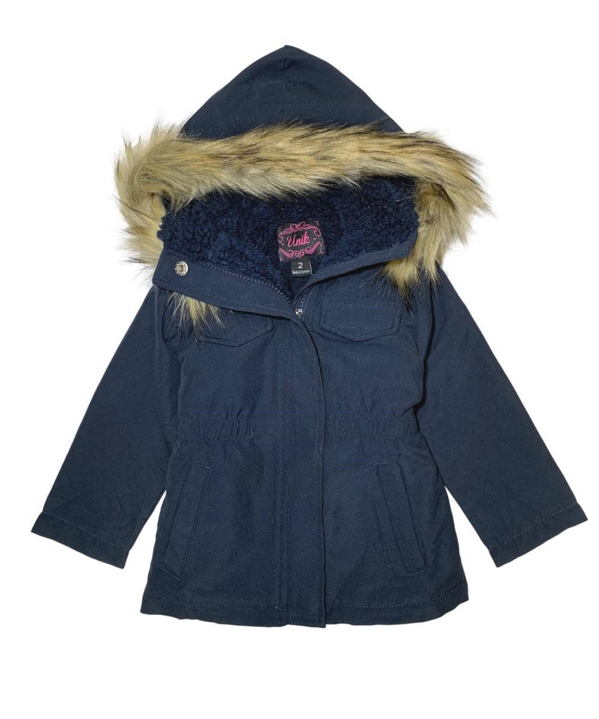 Girls sherpa lined on sale coat